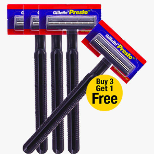 GILLETTE PRESTO BUY3 GUT1 FREE